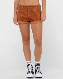 Outlet Its No Secret Low Rise Cord Short Womens Shorts