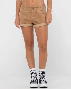 Shop Its No Secret Low Rise Cord Short Womens Shorts