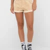 Discount Its No Secret Low Rise Cord Short Womens Shorts