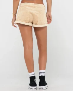 Discount Its No Secret Low Rise Cord Short Womens Shorts
