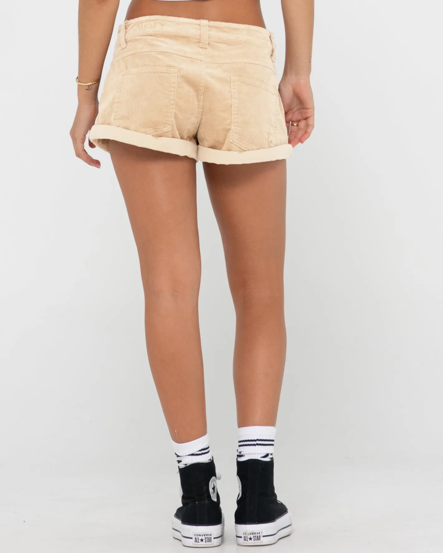 Discount Its No Secret Low Rise Cord Short Womens Shorts