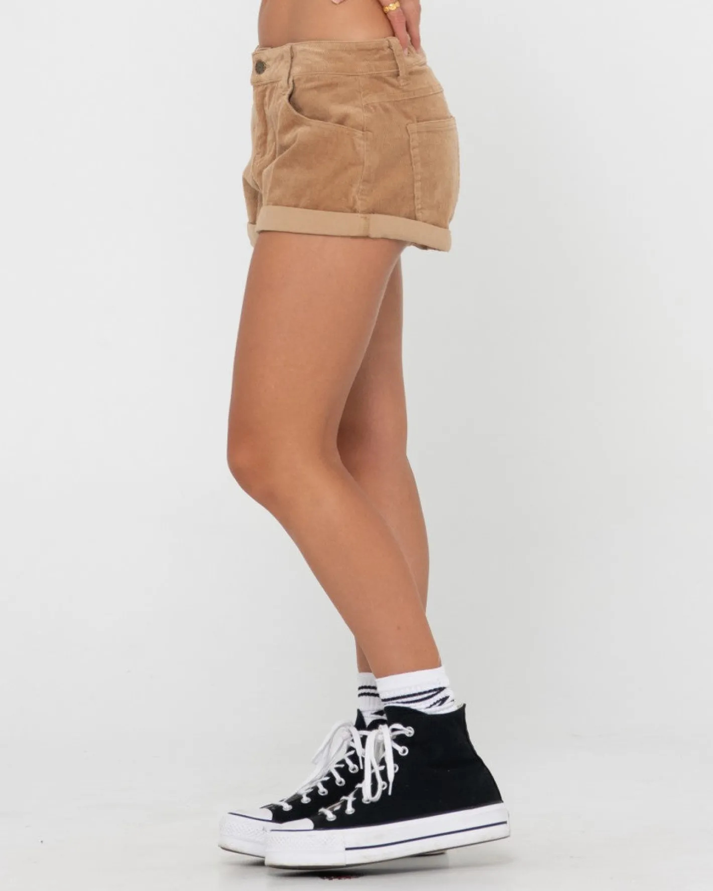 Shop Its No Secret Low Rise Cord Short Womens Shorts