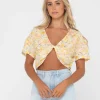 Best Sale Kara Twisted Reversible Top Womens Fashion Tops