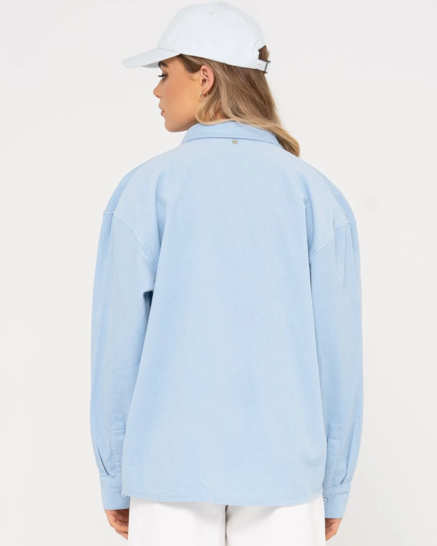 Shop Lana Mini Cord Shirt Womens Fashion Tops