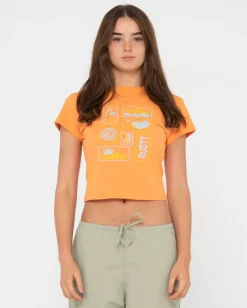 Best Le Sol Skimmer Graphic Baby Tee Womens Tees & Tanks