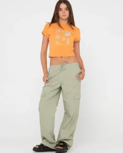 Sale Le Sol Skimmer Graphic Baby Tee Womens Graphic Tees