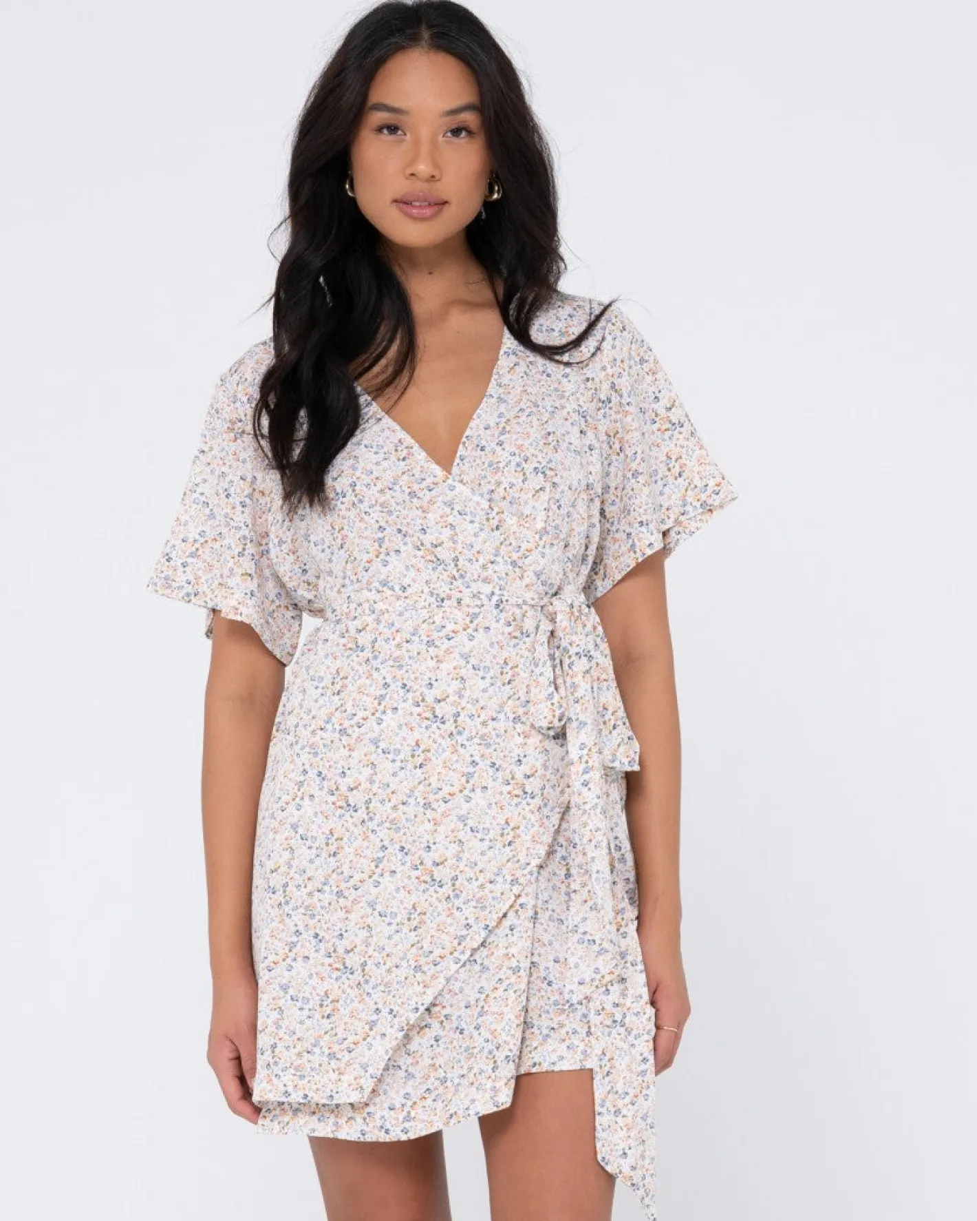 Best Sale Lena Wrap Dress Womens Mini Dresses