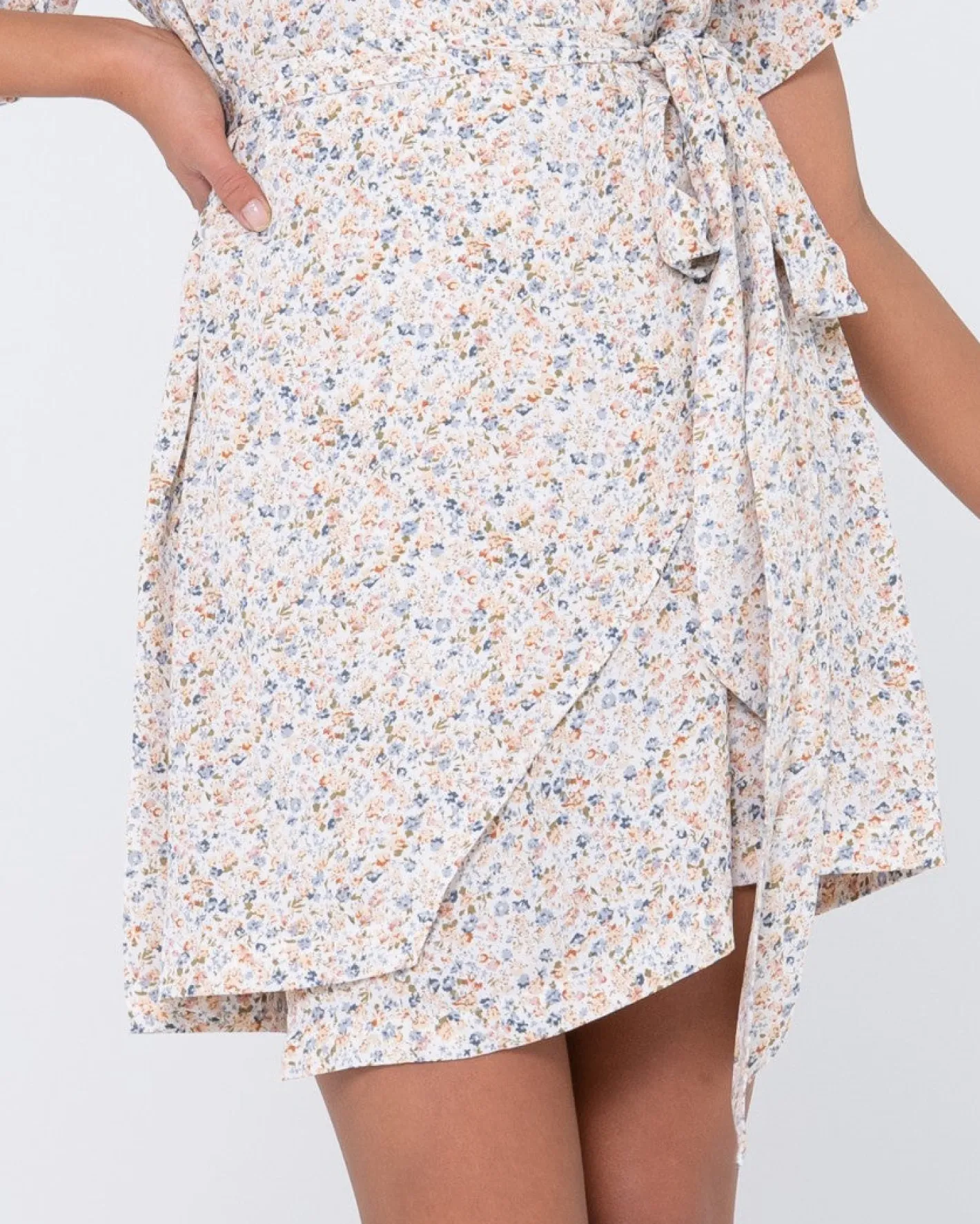 Best Sale Lena Wrap Dress Womens Mini Dresses