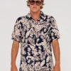 Clearance Line Up Relaxed Fit Short Sleeve Shirt Mens Shirts