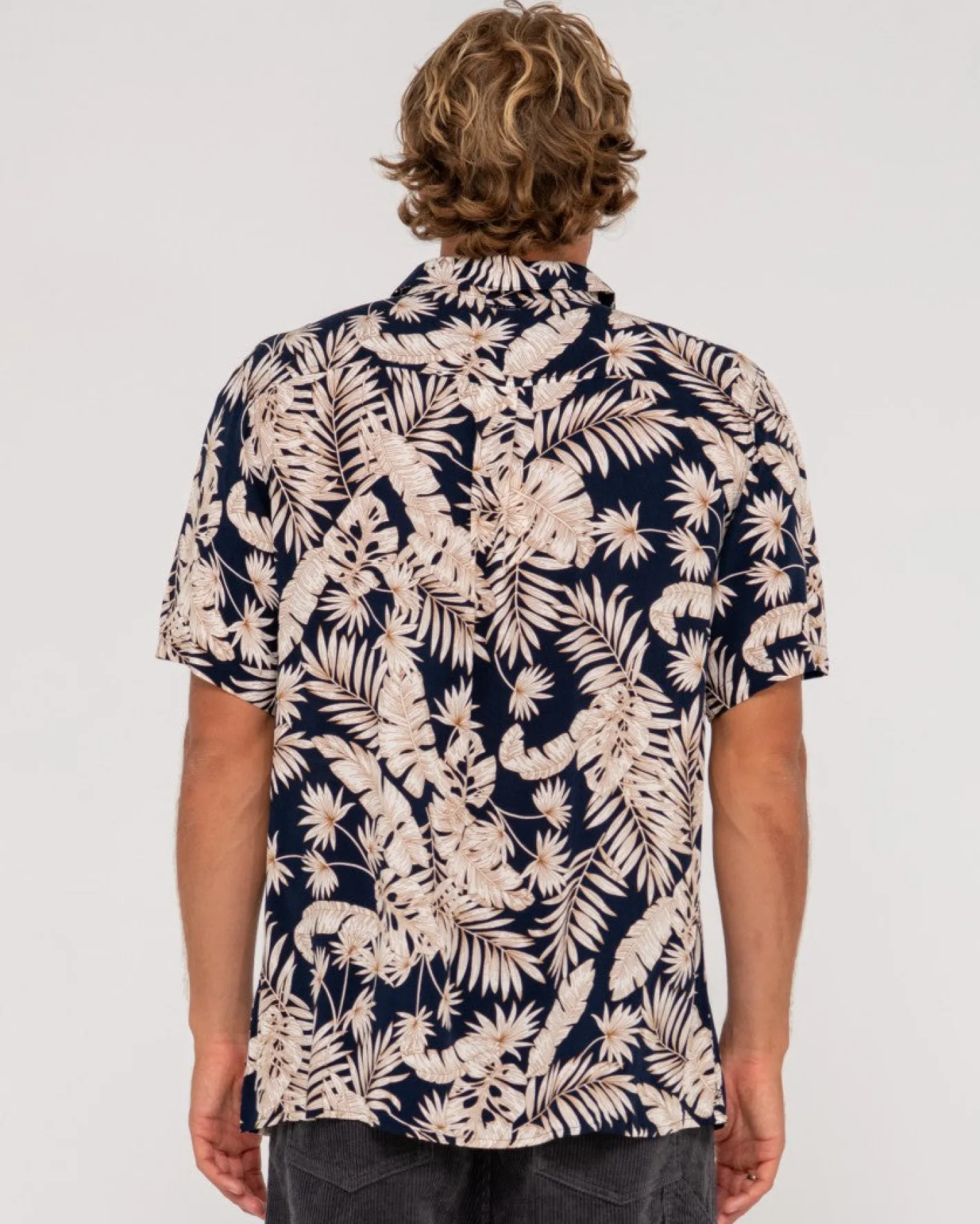 Clearance Line Up Relaxed Fit Short Sleeve Shirt Mens Shirts