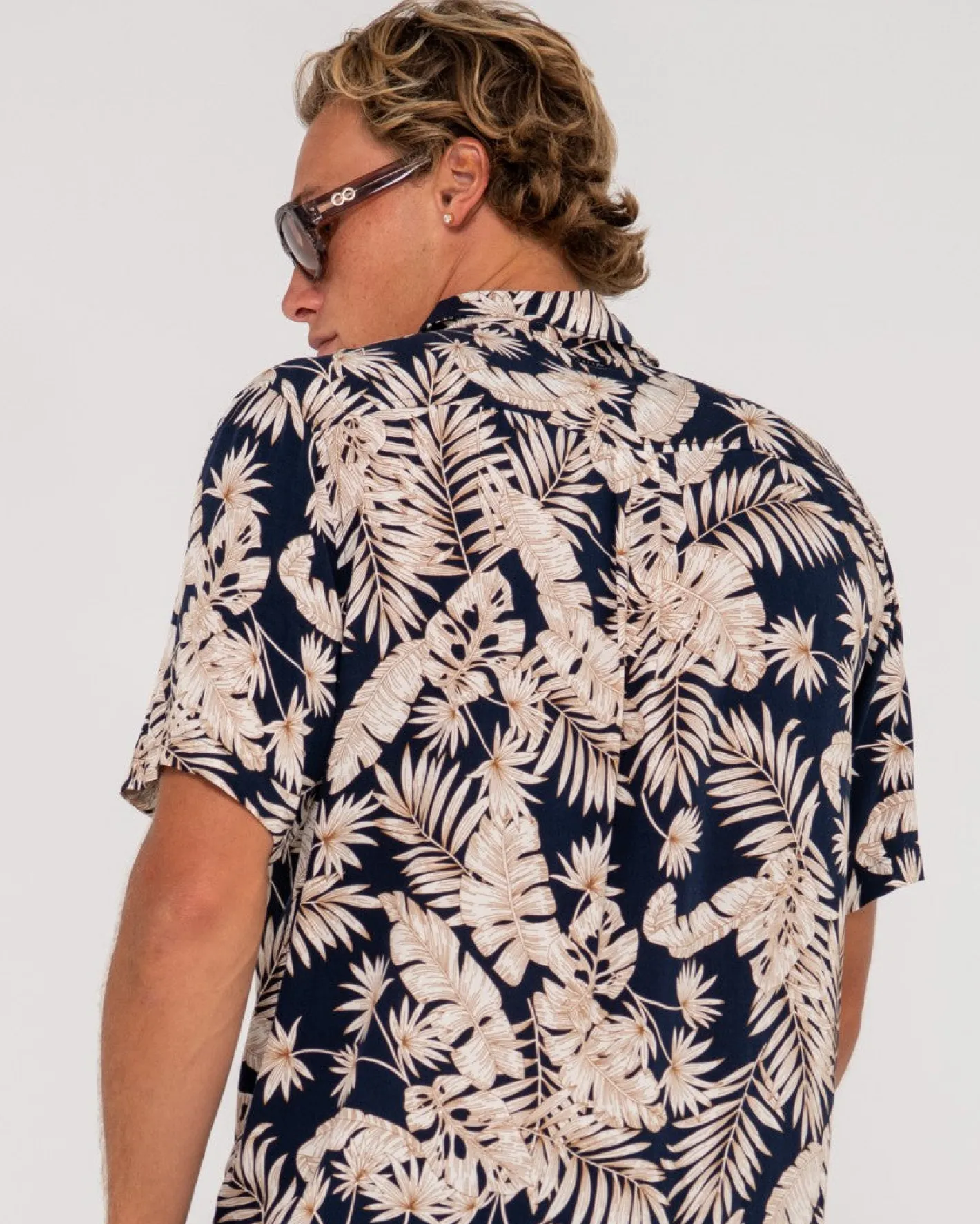 Clearance Line Up Relaxed Fit Short Sleeve Shirt Mens Shirts
