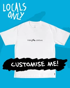 Fashion Locals Only Custom Printed Short Sleeve Tee Mens Custom Tees & Hoodies