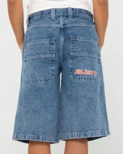 Hot Long Mommy Low Rise Baggy Jort Womens Jorts