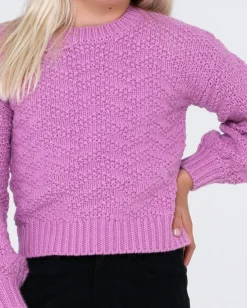 Fashion Loulou Crew Neck Knit Girls Kids Tops