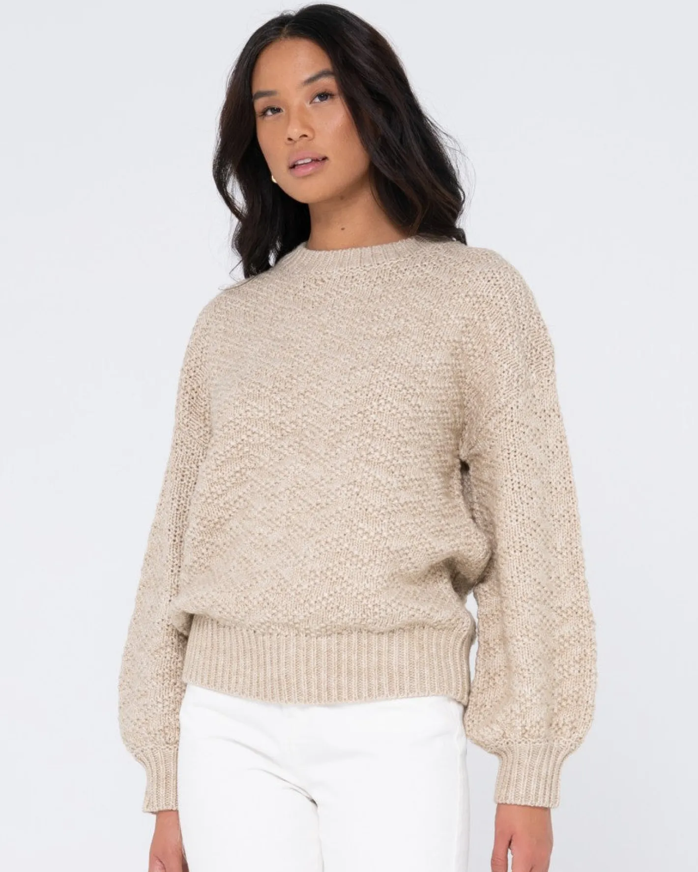 Cheap Loulou Relaxed Chunky Crew Neck Knit Womens Knitwear