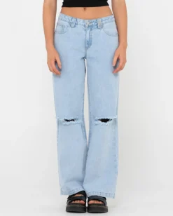Store Low Rise Ripped Denim Jean Womens Denim