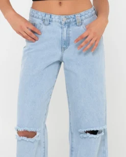 Online Low Rise Ripped Denim Jean Womens Pants