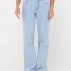 Discount Low Rise Straight Denim Jean Womens Pants