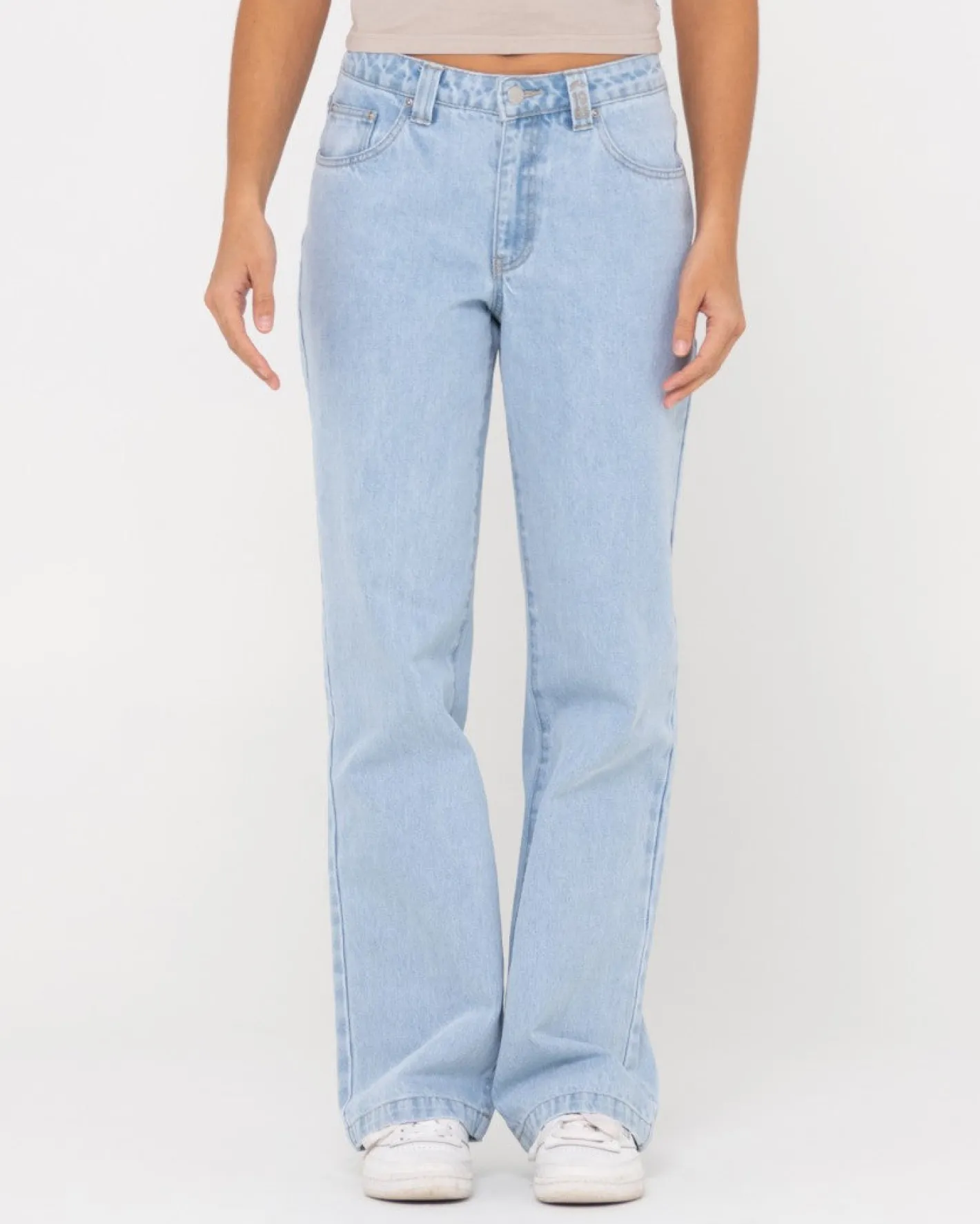 Discount Low Rise Straight Denim Jean Womens Pants