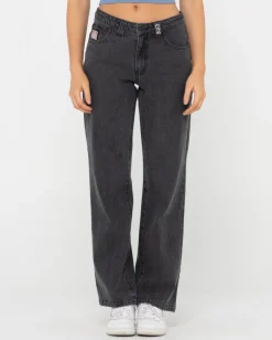 Clearance Low Rise Straight Denim Jean Womens Pants