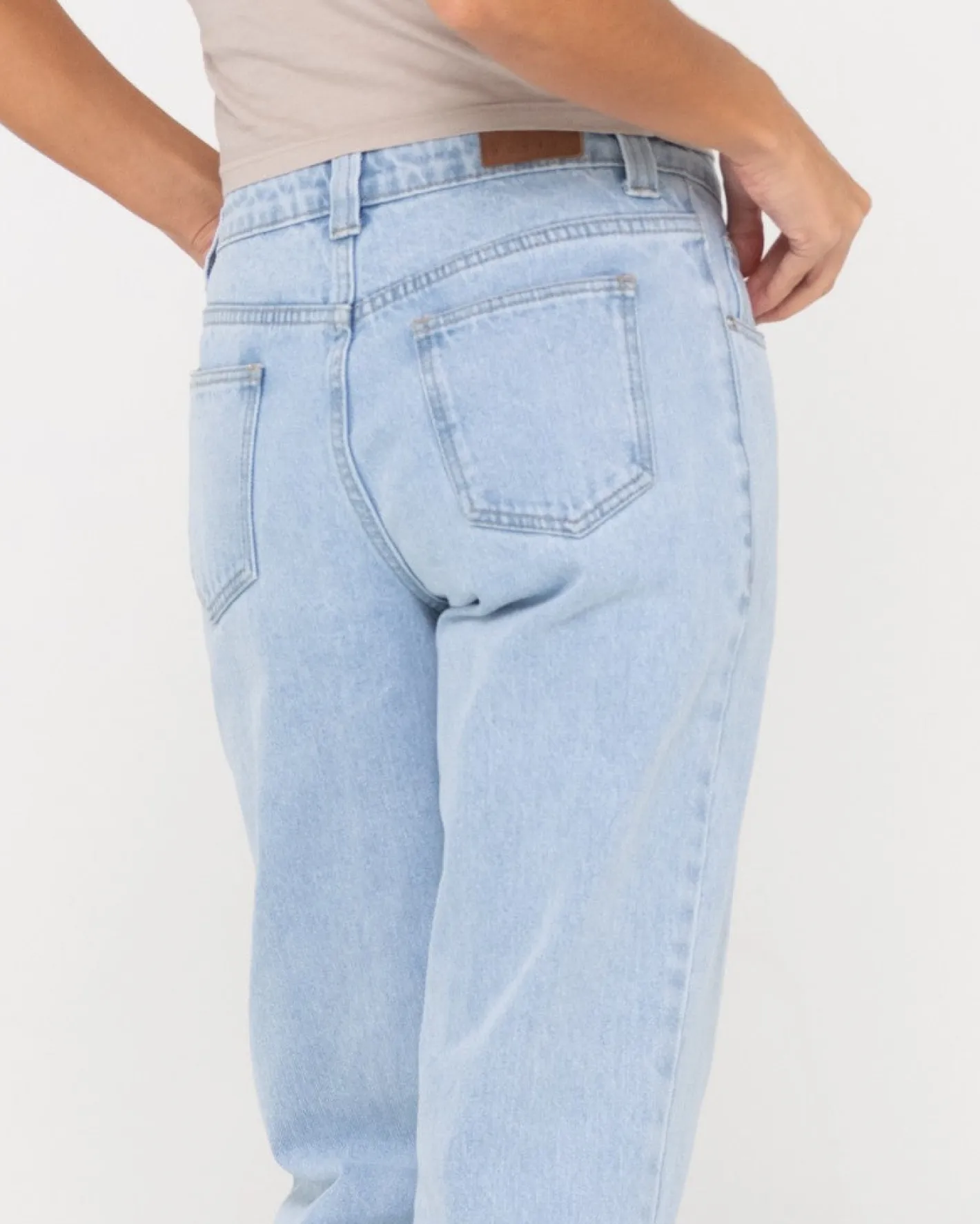 Discount Low Rise Straight Denim Jean Womens Pants
