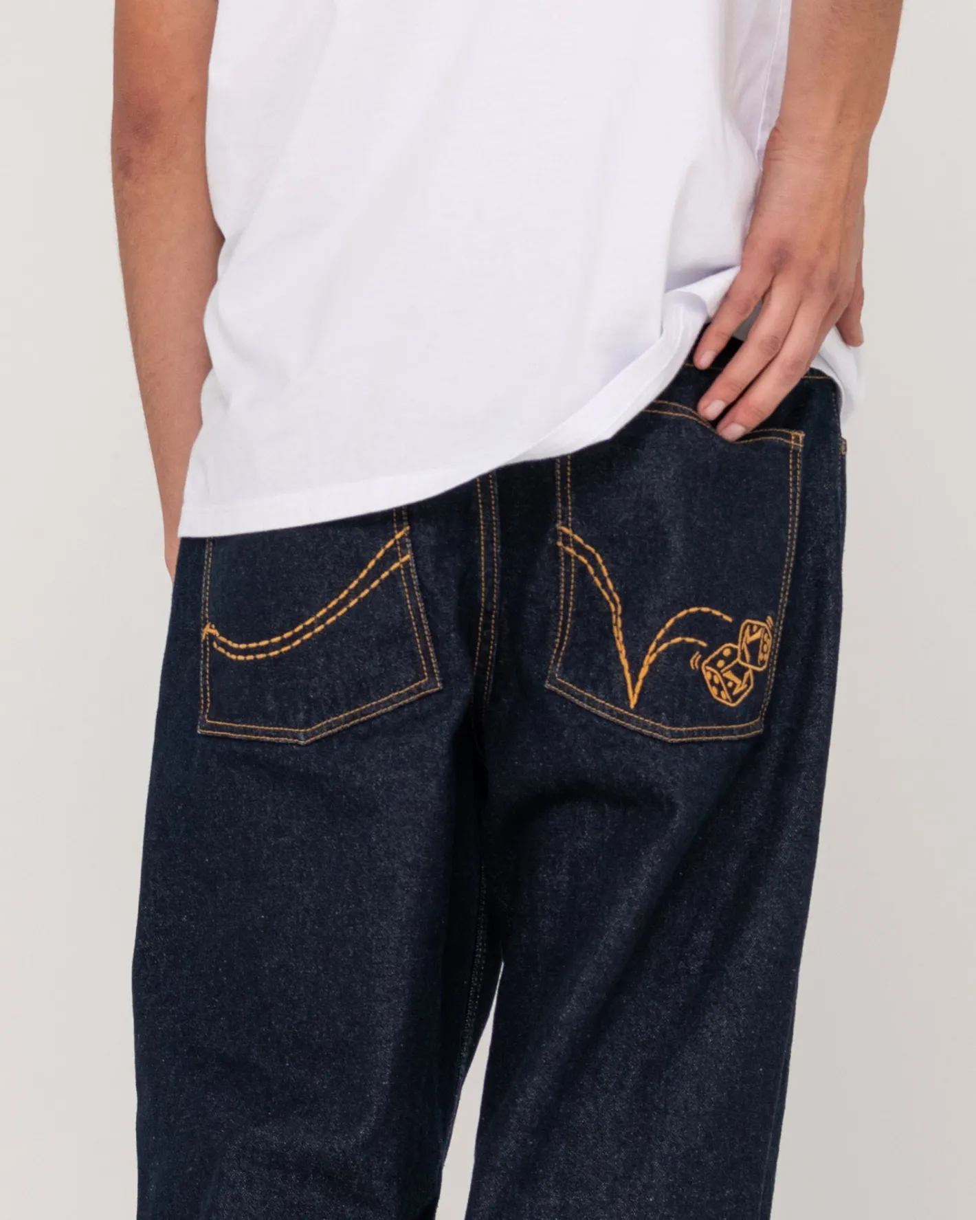 Store Lucifer Lucky Baggy Fit Jean Mens Pants