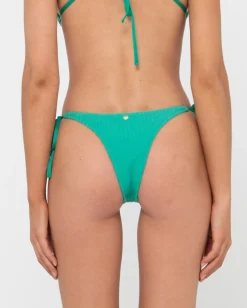 Online Lucky Rib Towelling Brazilian Side Ties Bikini Bottom Womens Bikinis