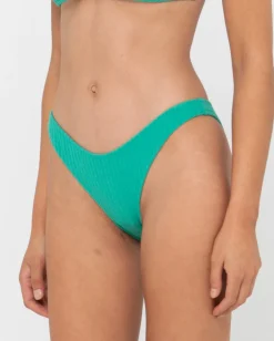 Clearance Lucky Rib Towelling Midi Bikini Bottom Womens Bikinis