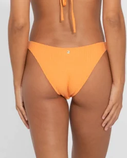 Clearance Lucky Rib Towelling Midi Bikini Bottom Womens Bikinis