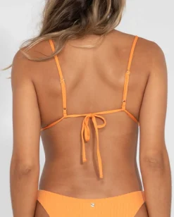 Cheap Lucky Rib Towelling Triangle Bikini Top Womens Bikinis