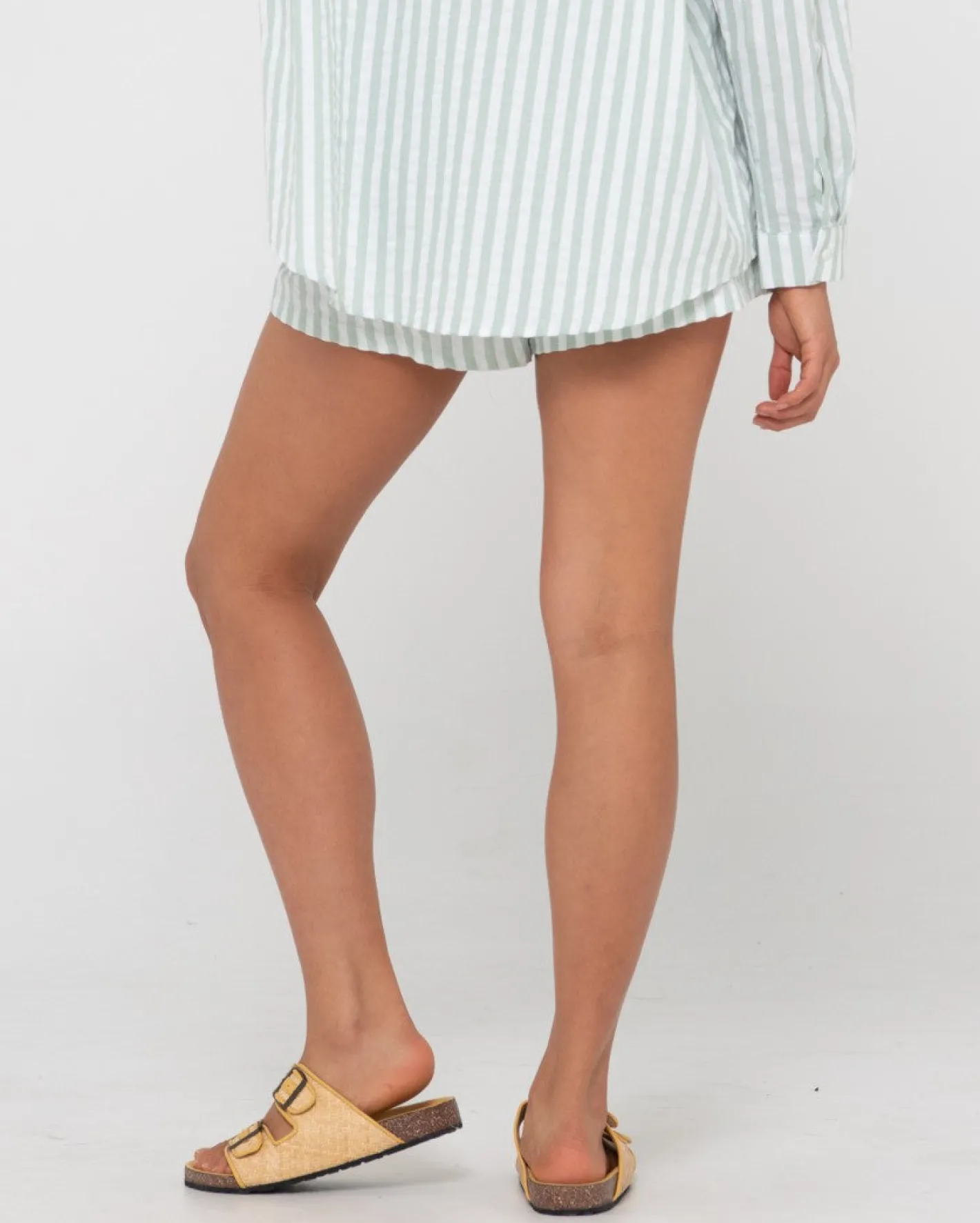 Fashion Mackenzie Stripe Lounge Short Womens Shorts