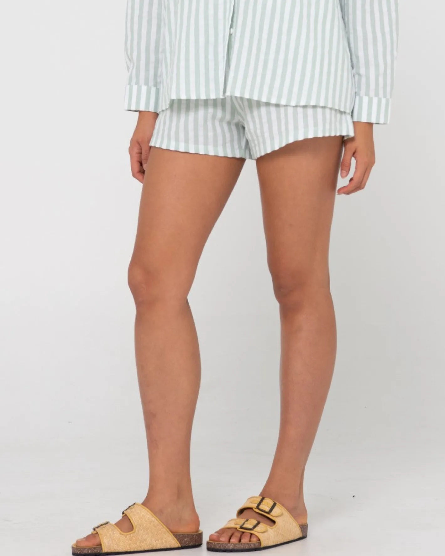 Fashion Mackenzie Stripe Lounge Short Womens Shorts