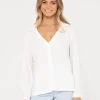 Clearance Maeve Long Sleeve Shirt Womens Fashion Tops
