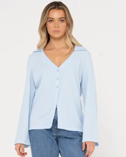 Fashion Maeve Long Sleeve Shirt Womens Shirts
