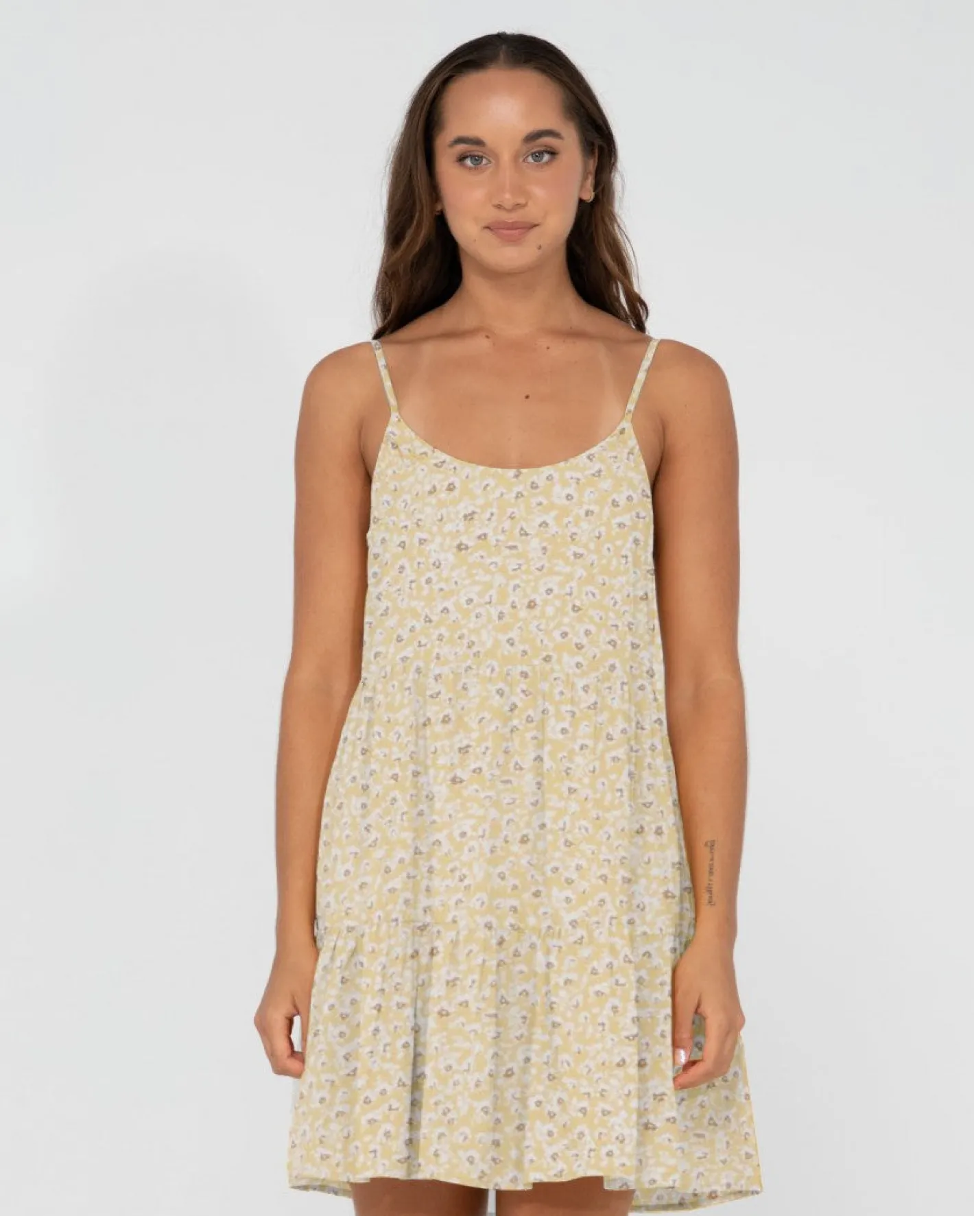 Shop Magnolia Floral Printed Tiered Slip Mini Dress Womens Mini Dresses