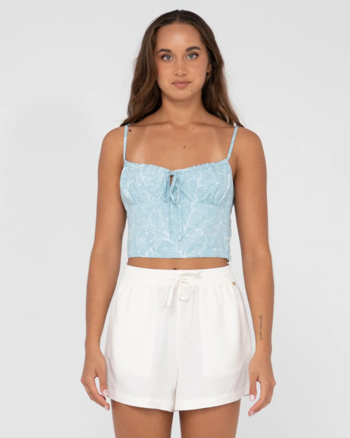 Shop Maia Printed Cropped Cami Top Womens Fashion Tops
