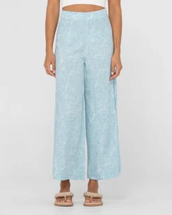 Discount Maia Printed High Waisted Wide Leg Pant Womens Pants