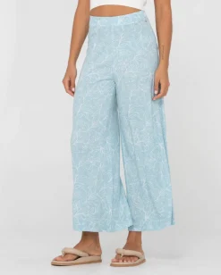 Discount Maia Printed High Waisted Wide Leg Pant Womens Pants
