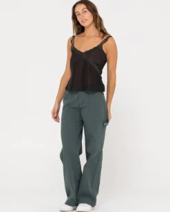 Hot Maison Sheer Lace Cami Top Womens Fashion Tops