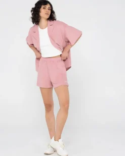 Cheap Mala Terry Towelling Elastic Short Womens Shorts