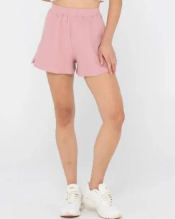 Cheap Mala Terry Towelling Elastic Short Womens Shorts