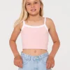 Best Mala Terry Towelling Tank Top Girls Kids Tops