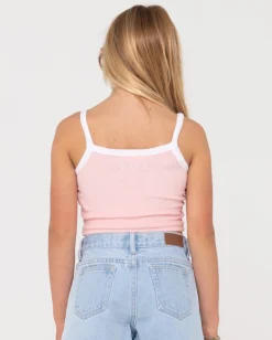 Best Mala Terry Towelling Tank Top Girls Kids Tops