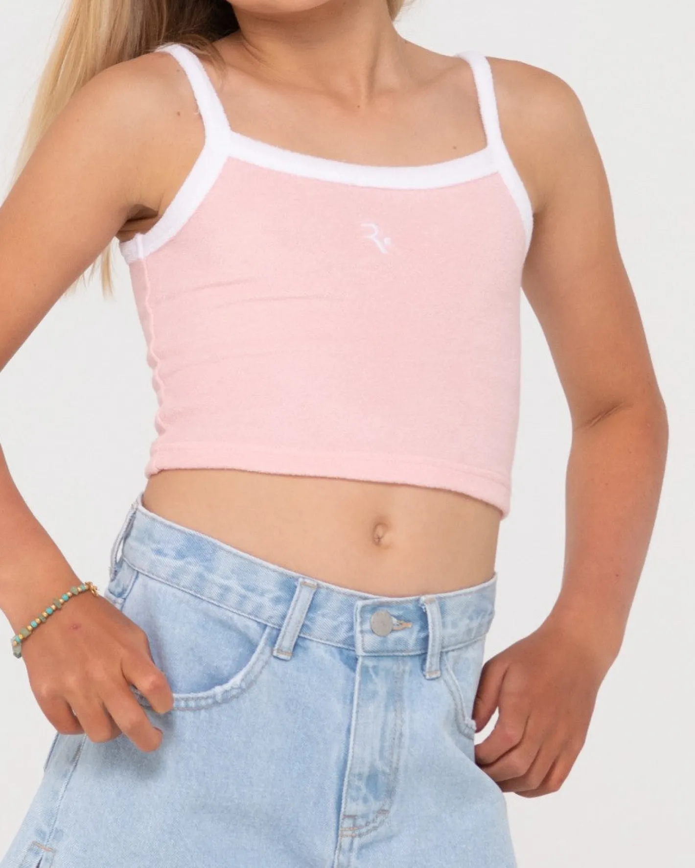 Best Mala Terry Towelling Tank Top Girls Kids Tops
