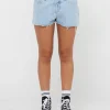 Clearance Malta Low Rise Frayed Denim Short Womens Shorts