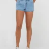 Sale Malta Low Rise Frayed Denim Short Womens Denim
