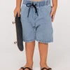 Discount Manila Folder Denim Elastic Short Runts Kids Bottoms