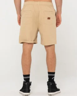 Hot Manila Folder Elastic Short Mens Shorts