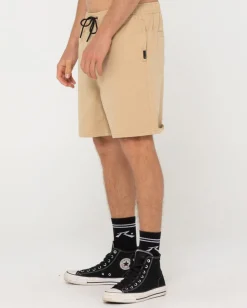 Hot Manila Folder Elastic Short Mens Shorts
