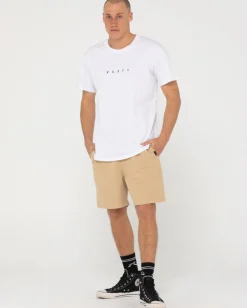 Hot Manila Folder Elastic Short Mens Shorts